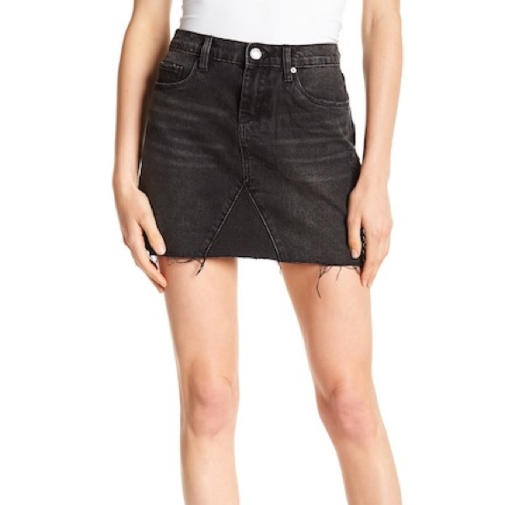 BLANKNYC Studded Black Denim Skirt